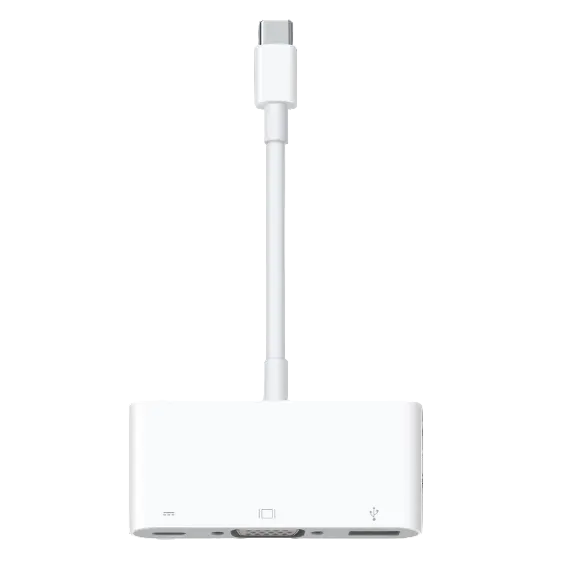 iPad USB-C VGA Adapter for Visitor Management – Charging + 2D Scanner Connection