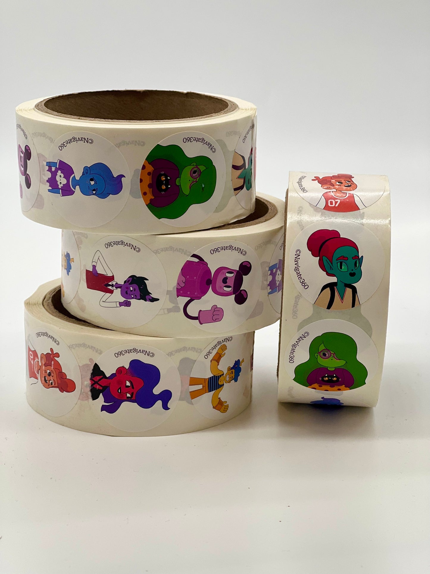 Grades 3-5 Character Stickers