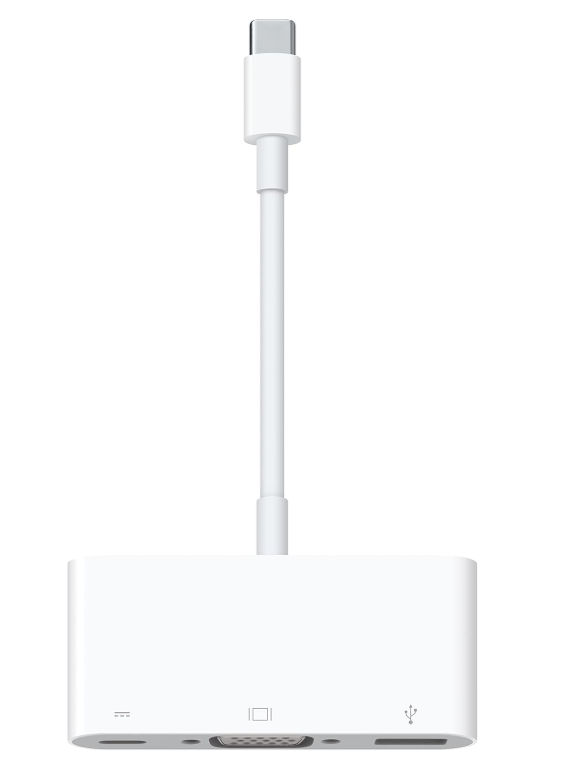 iPad USB-C VGA Adapter for Visitor Management – Charging + 2D Scanner Connection