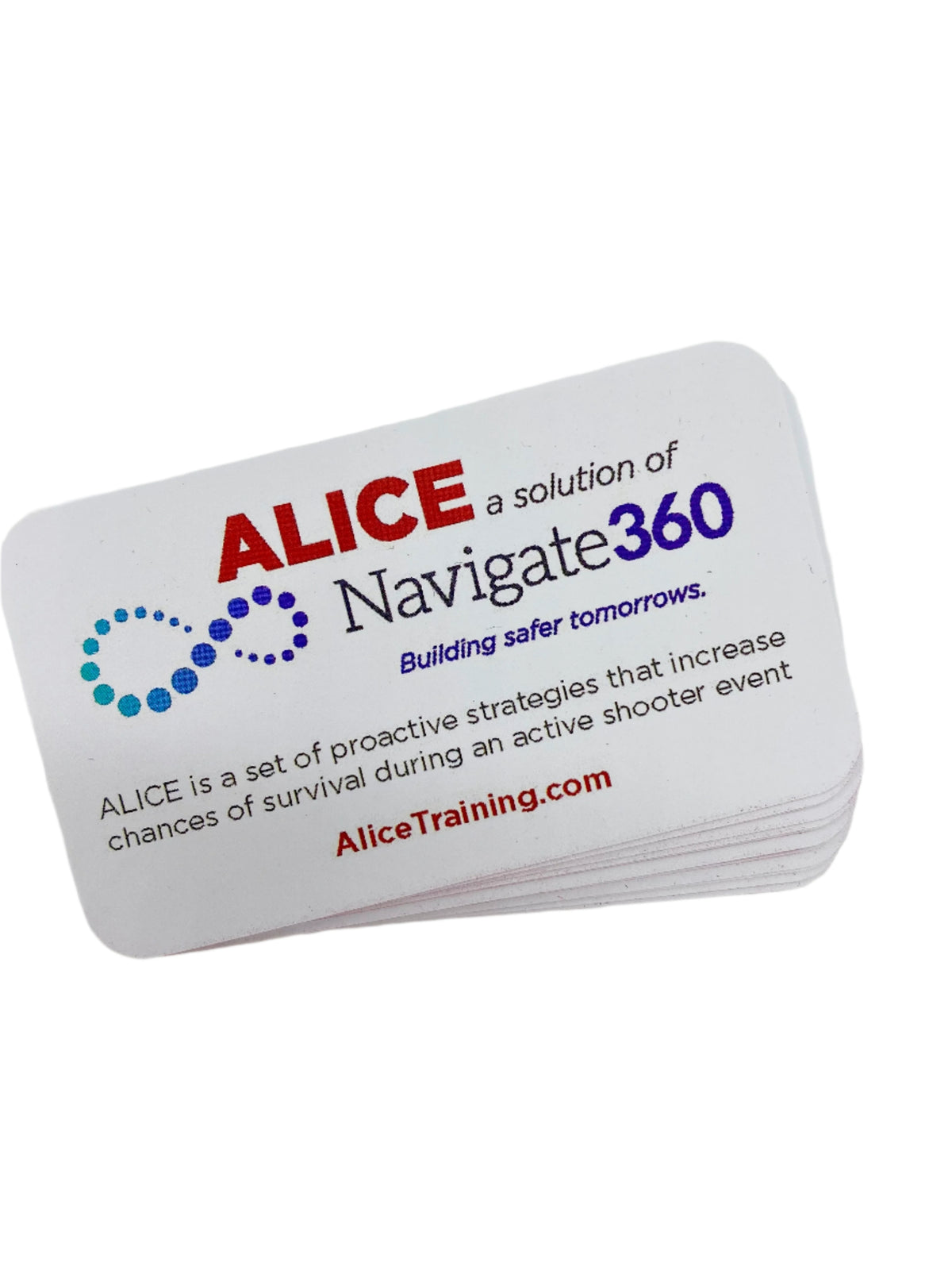 Two-Sided ALICE Wallet Cards