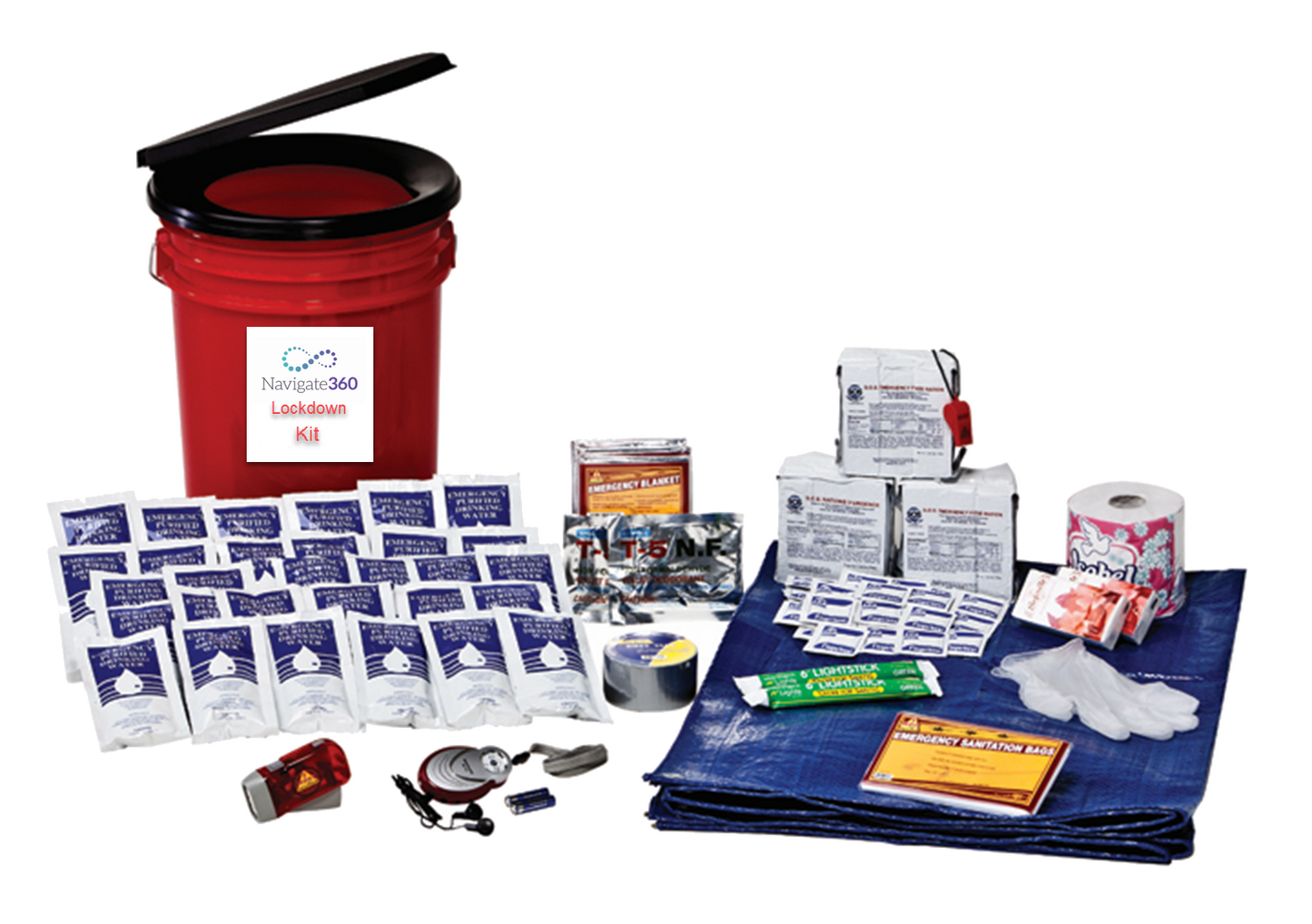 Go Bucket - Lockdown Kit & Trauma Kit